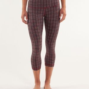 Lululemon Wunder Under Ziggy Wee Luon Yoga Crop